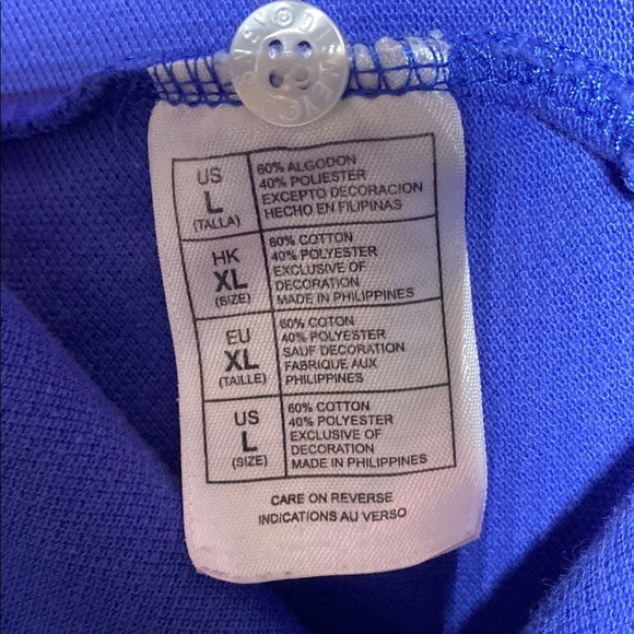 Disney Parks Mickey Mouse Polo Shirt Men’s Size L Purple Embroidered Classic Fit - Picture 6 of 6